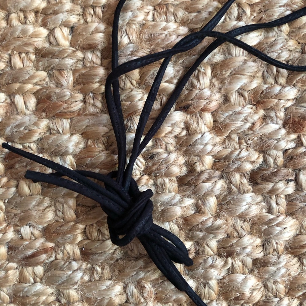 Brand New: Tkees Jo Lace Up Sandal. Black Leather. Size 6 or 37 - Picture 10 of 16